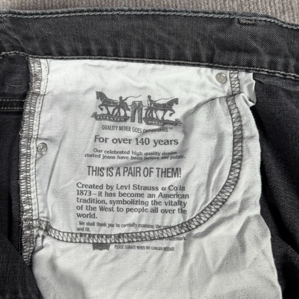 Levis‎ 569 Jeans Mens 40x32 (Tag 38x32) Loose Straight Fit Dark Blue Denim Baggy